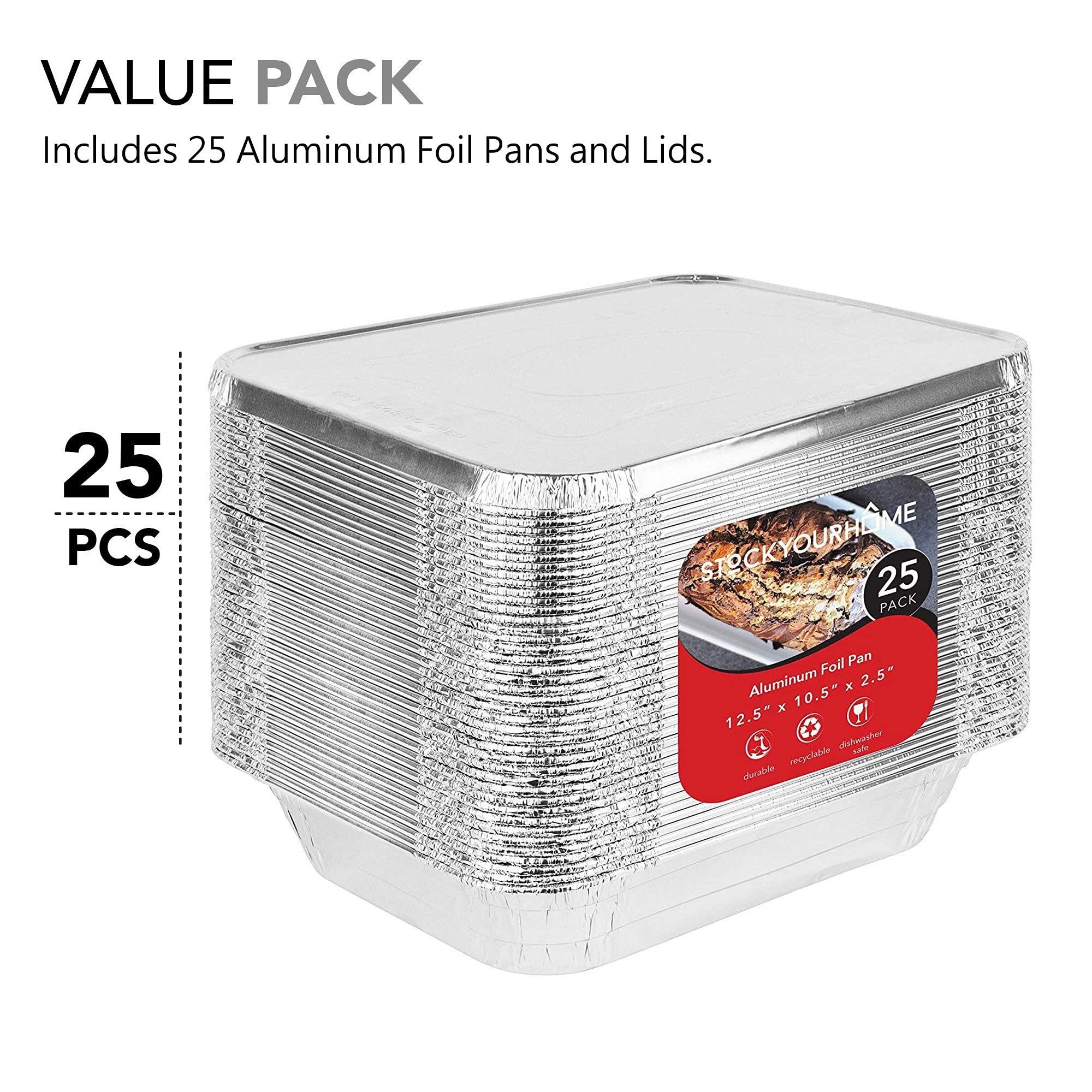 Stock Your Home en four, démontrant la cuisson uniforme et la compatibilité four