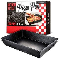 Stock Your Home plat à pizza Detroit vue avant montrant bord profond et finition propre