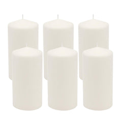 Stonebriar vue avant du lot de bougies blanches, élégance pour décor