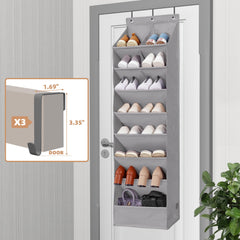 STORAGE MANIAC accroché sur porte optimise espace vertical