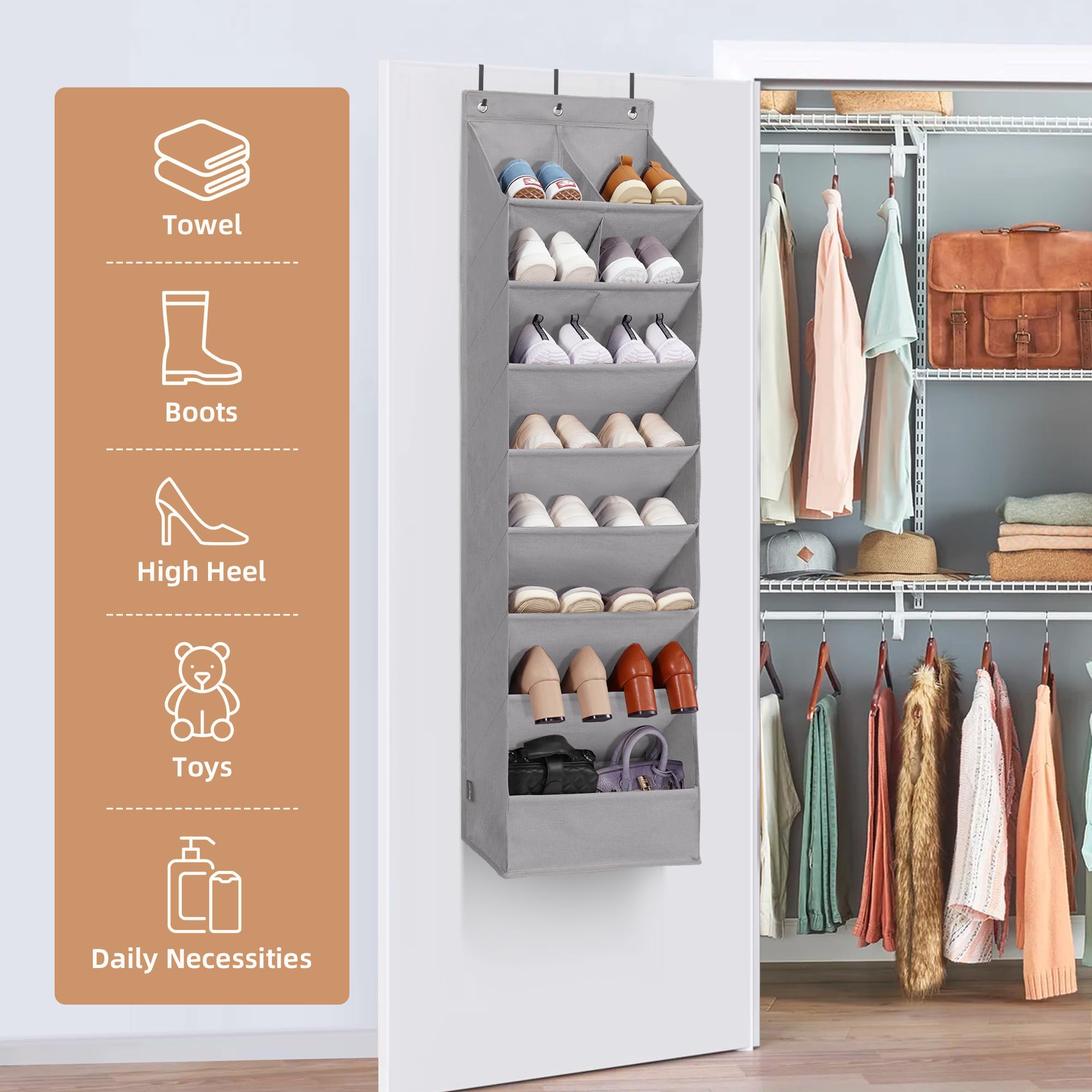 STORAGE MANIAC comparaison taille montre ajustement pour grandes chaussures