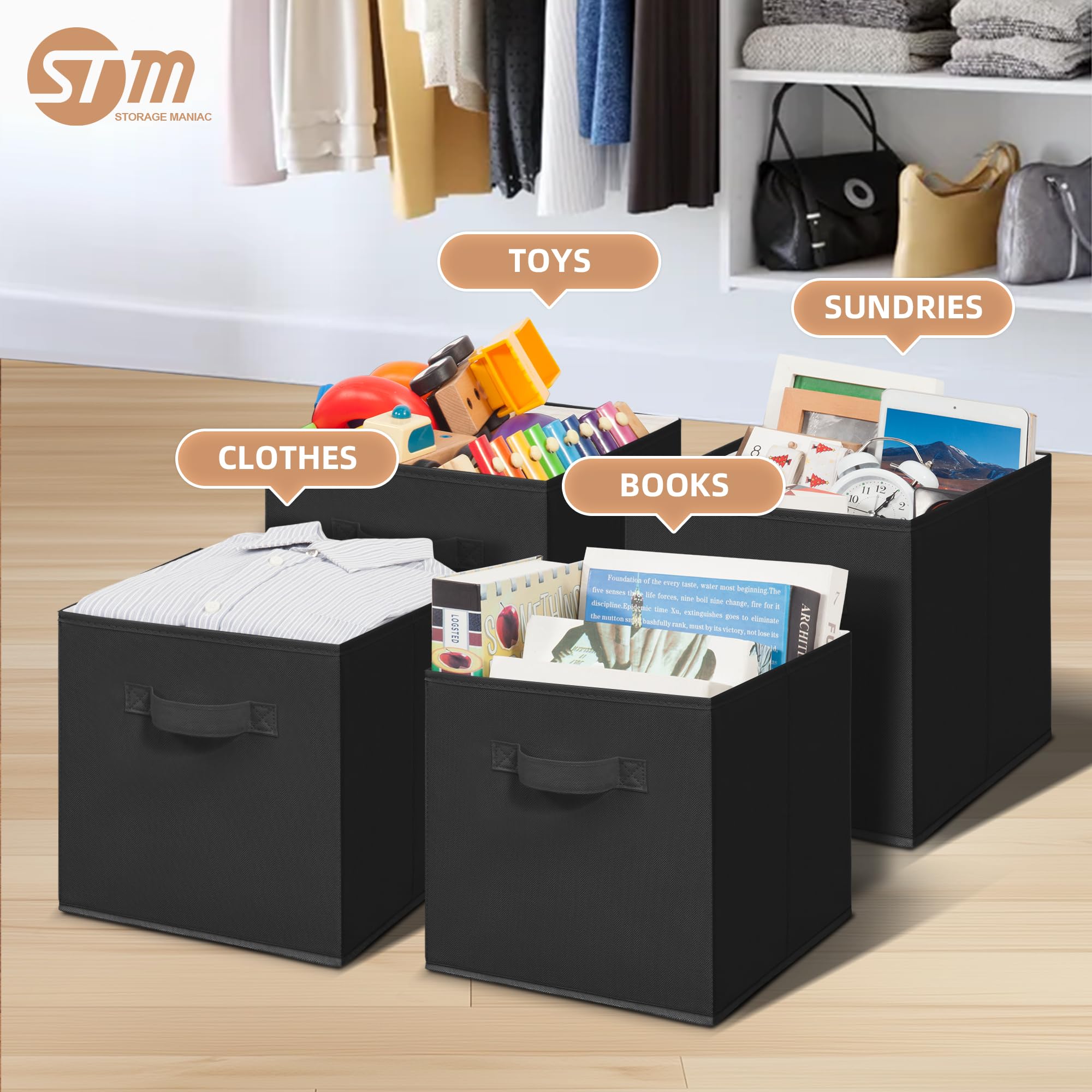 STORAGE MANIAC gros plan panneau 2mm, maintien de la forme sécurisé