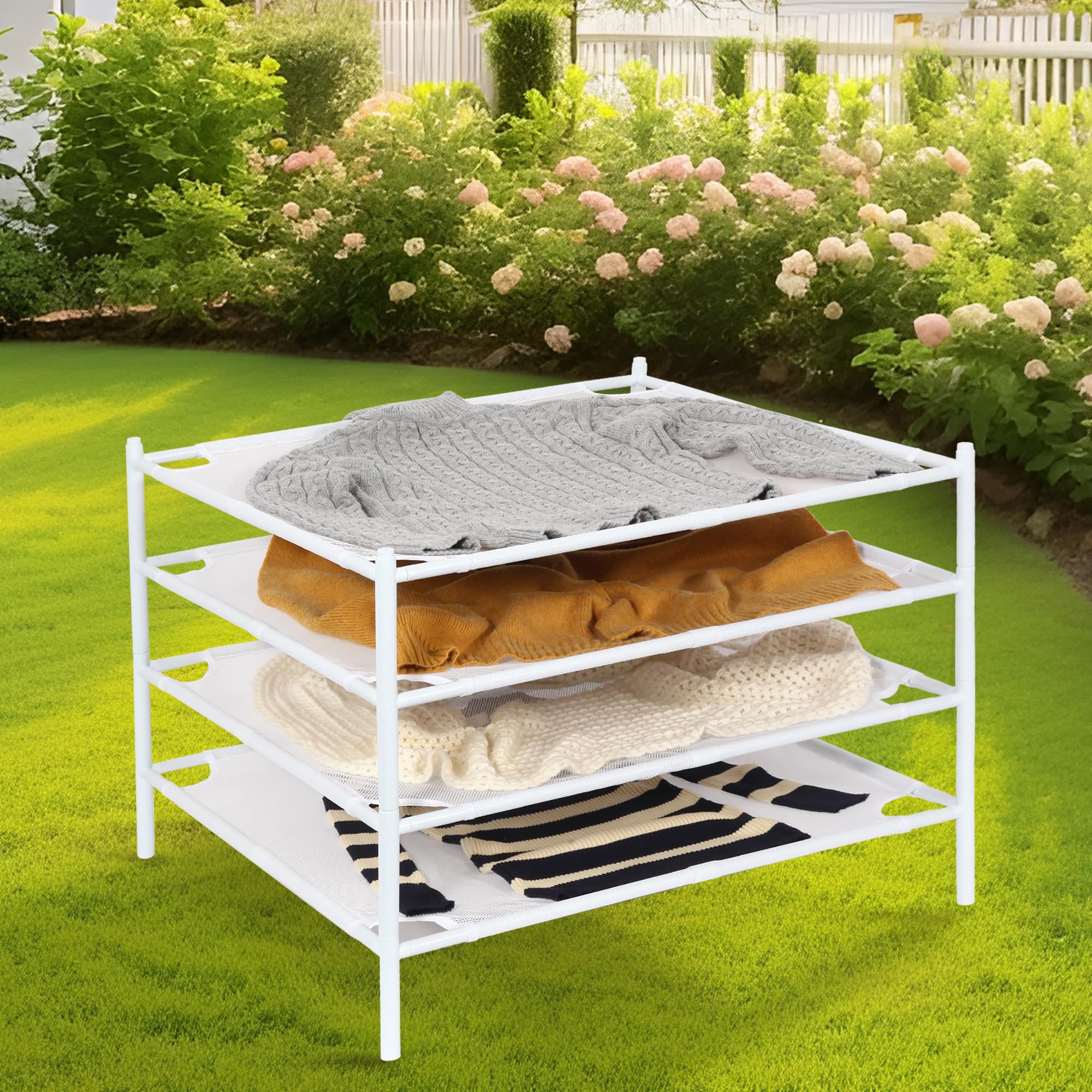 STORAGE MANIAC plateau en extérieur sur balcon idéal pour plantes