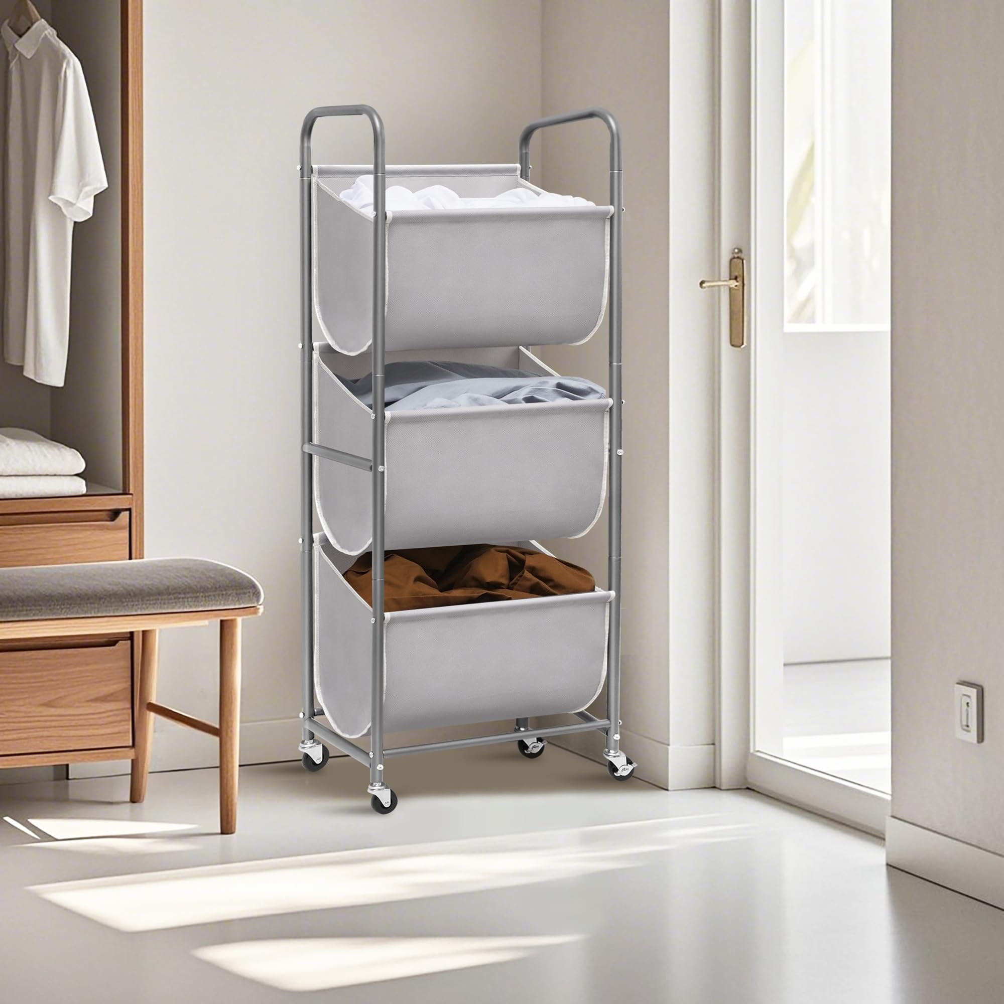 Storage Maniac étiquette montrant capacité 120 L pour grande capacité