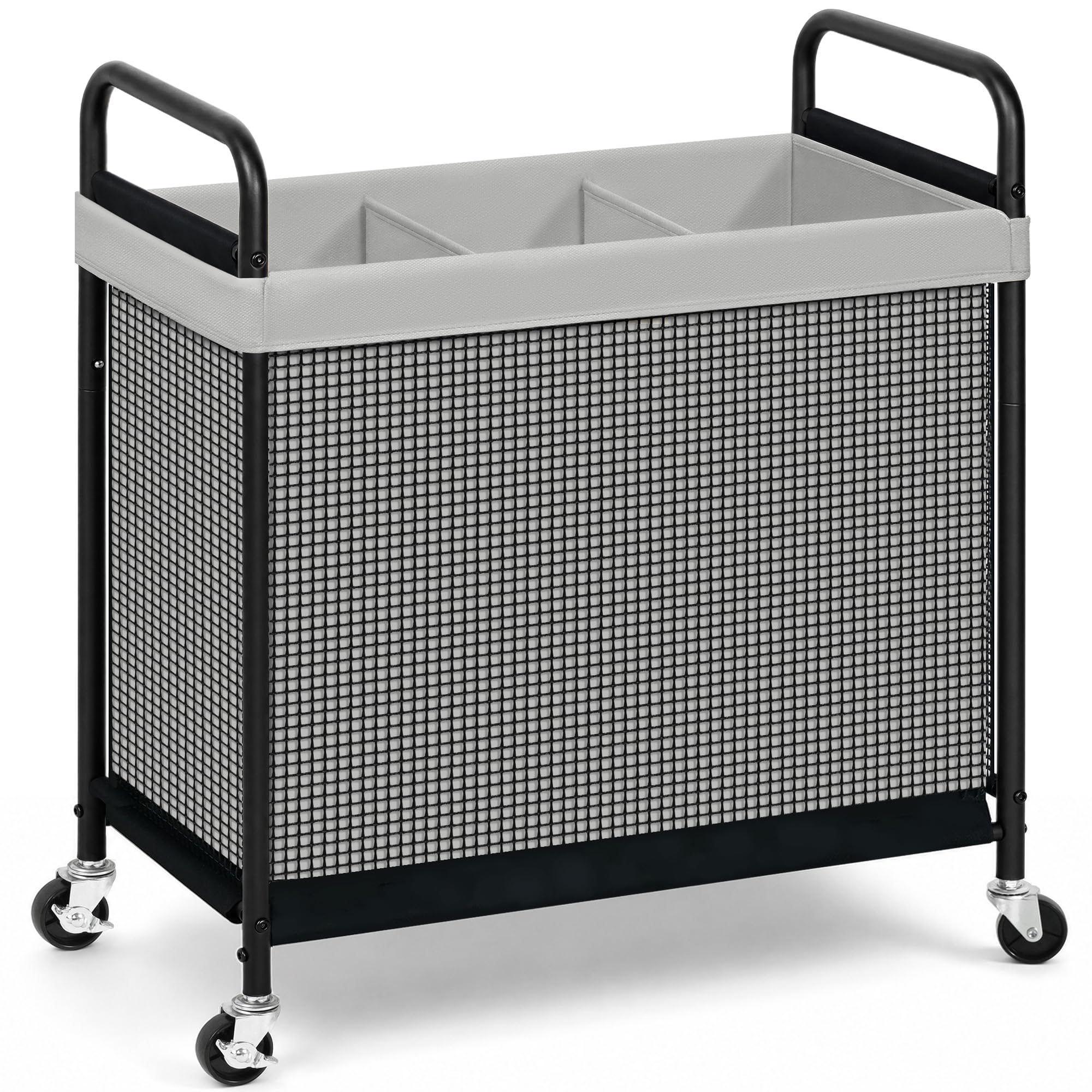 STORAGE MANIAC face avant du panier 120L montrant tri facile