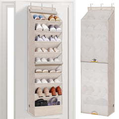 STORAGE MANIAC vue de face de l'organiseur suspendu, rangement vertical optimisé