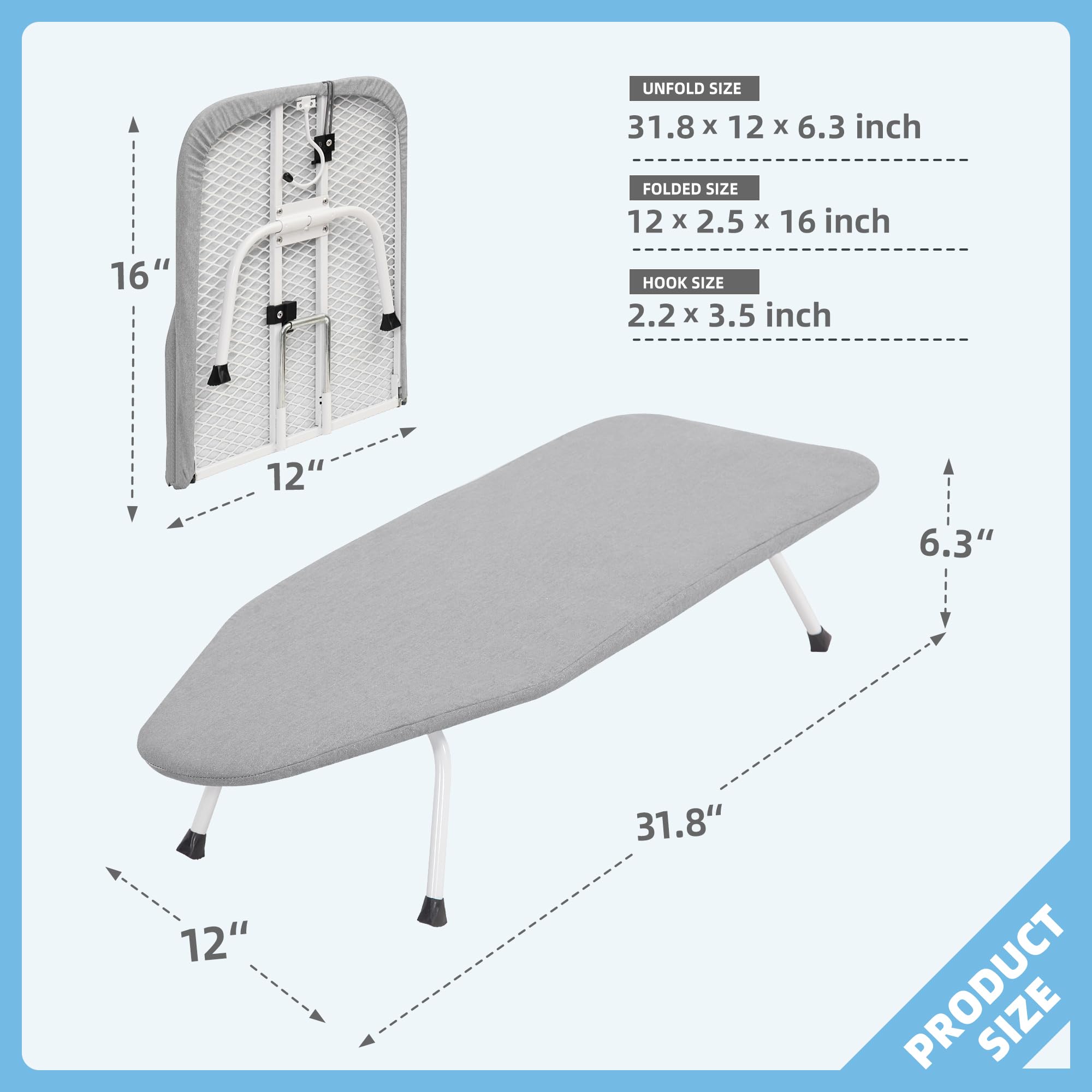 STORAGE MANIAC gros plan des pieds antidérapants assurant stabilité