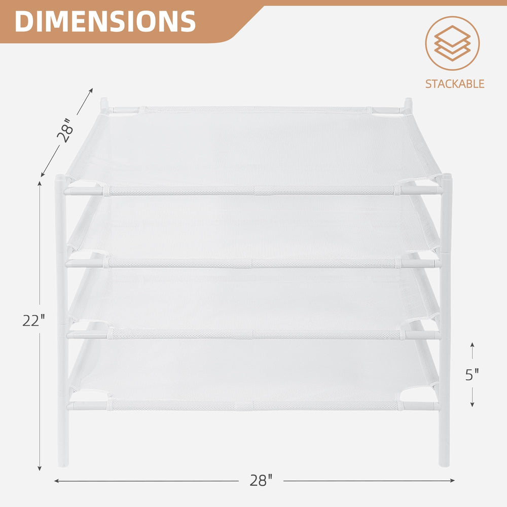 STORAGE MANIAC pile empilée illustrant gain de place et ventilation