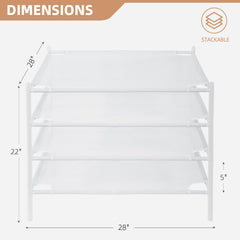 STORAGE MANIAC pile empilée illustrant gain de place et ventilation