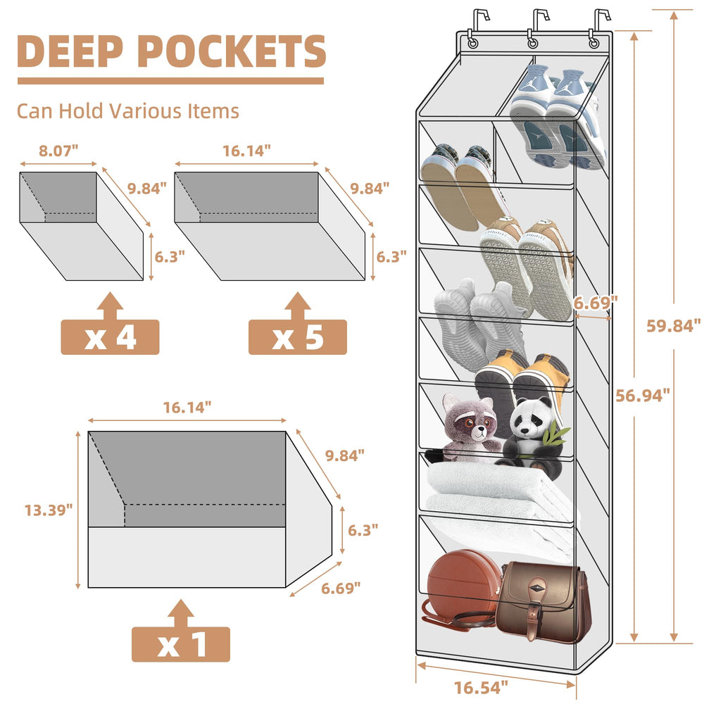 STORAGE MANIAC poche profonde ouverte facilite accès et rangement