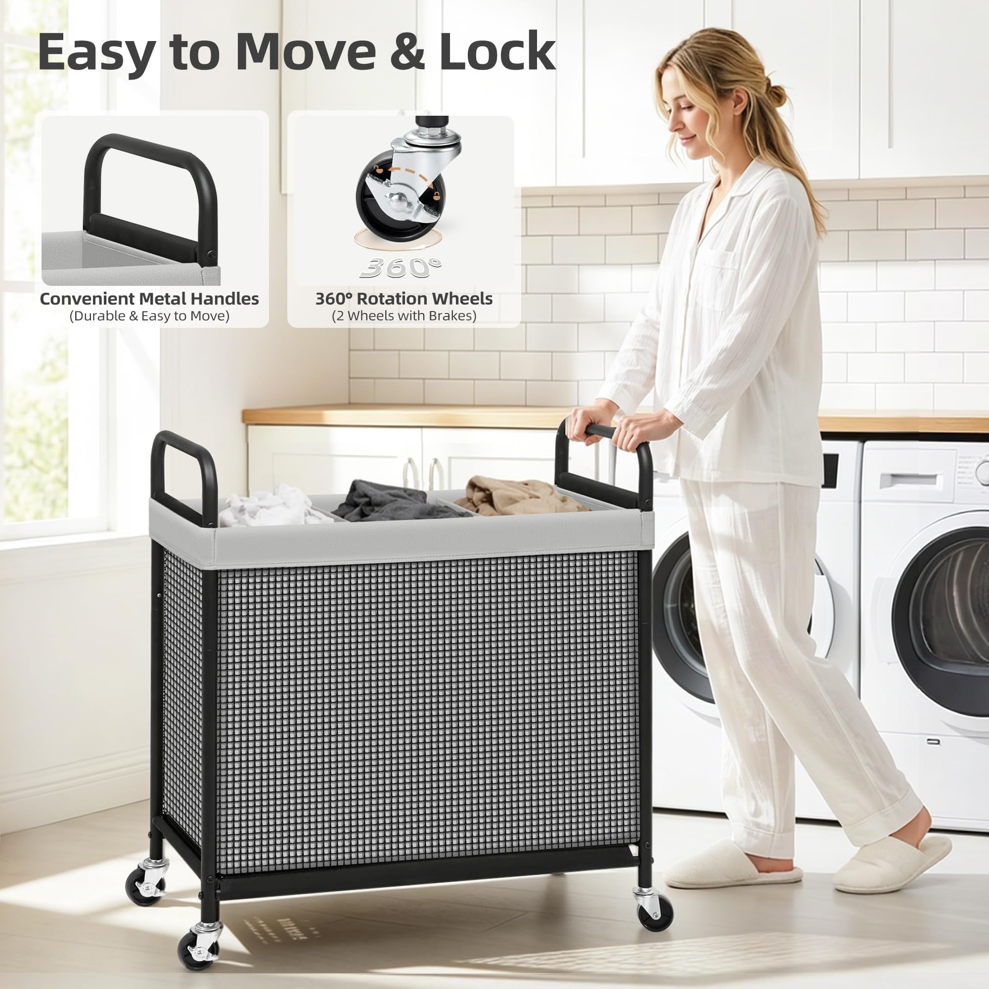 STORAGE MANIAC poignée ergonomique facilitant le déplacement sans effort