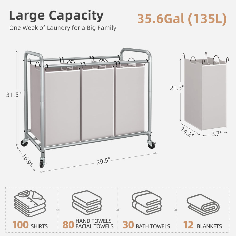 STORAGE MANIAC cadre métallique renforcé pour maintien des sacs