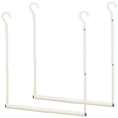 STORAGE MANIAC vue face avant de la tringle, double espace de rangement