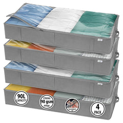 StorageExpert boîte frontale emballée montrant taille et finition — gain de place