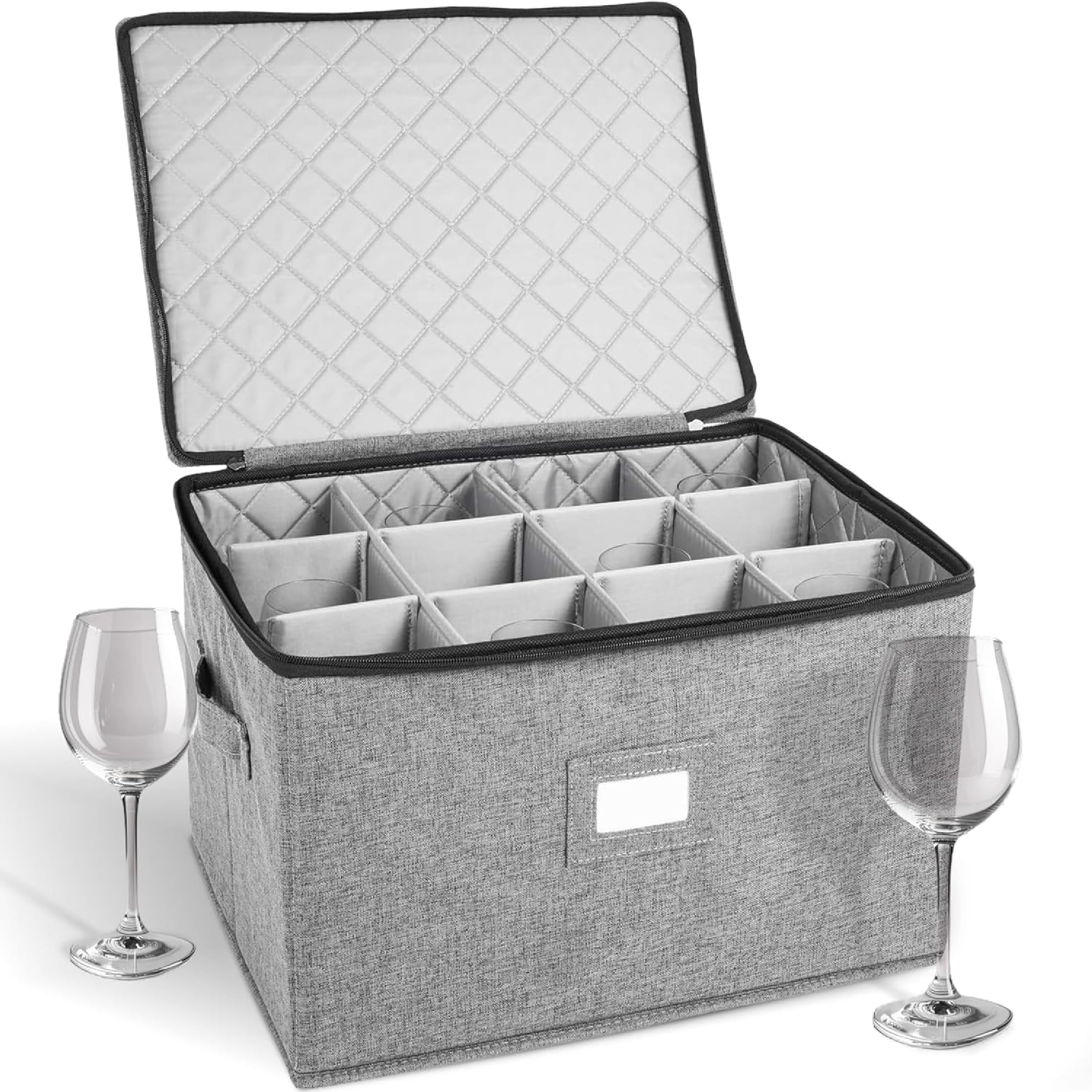 storageLAB coffret face avant gris montrant protection rigide et poignées confortables