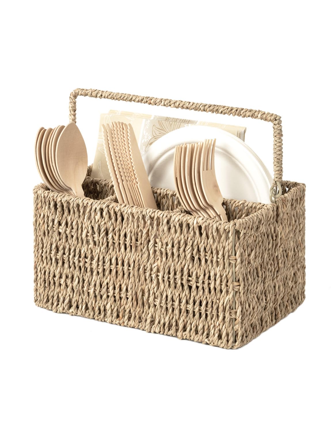 StorageWorks vue de face montrant le design naturel et rangement pratique