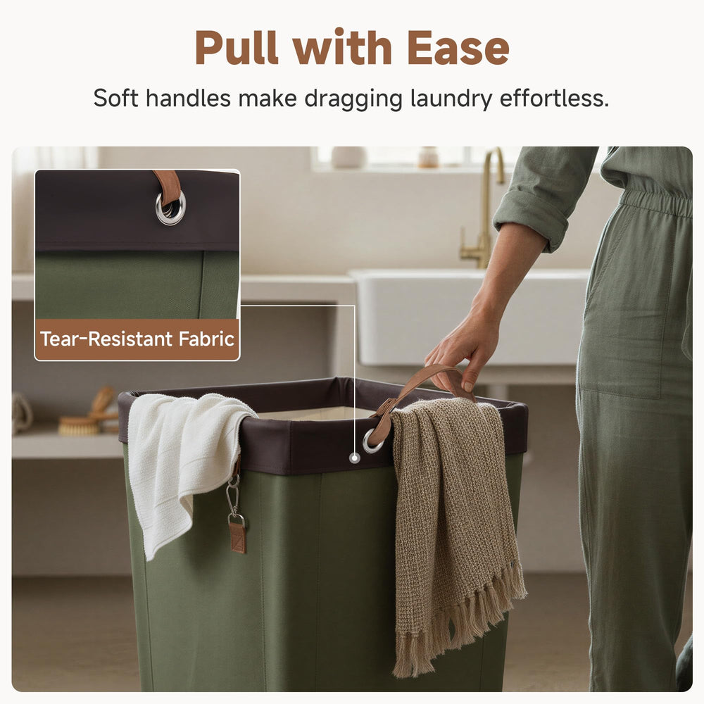 StorageWorks cadre métallique solide garantissant stabilité et maintien du linge chargé