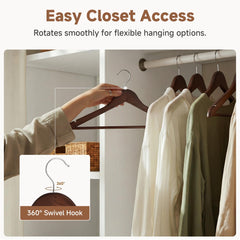 StorageWorks crochet pivotant 360°, accès facile dans le placard