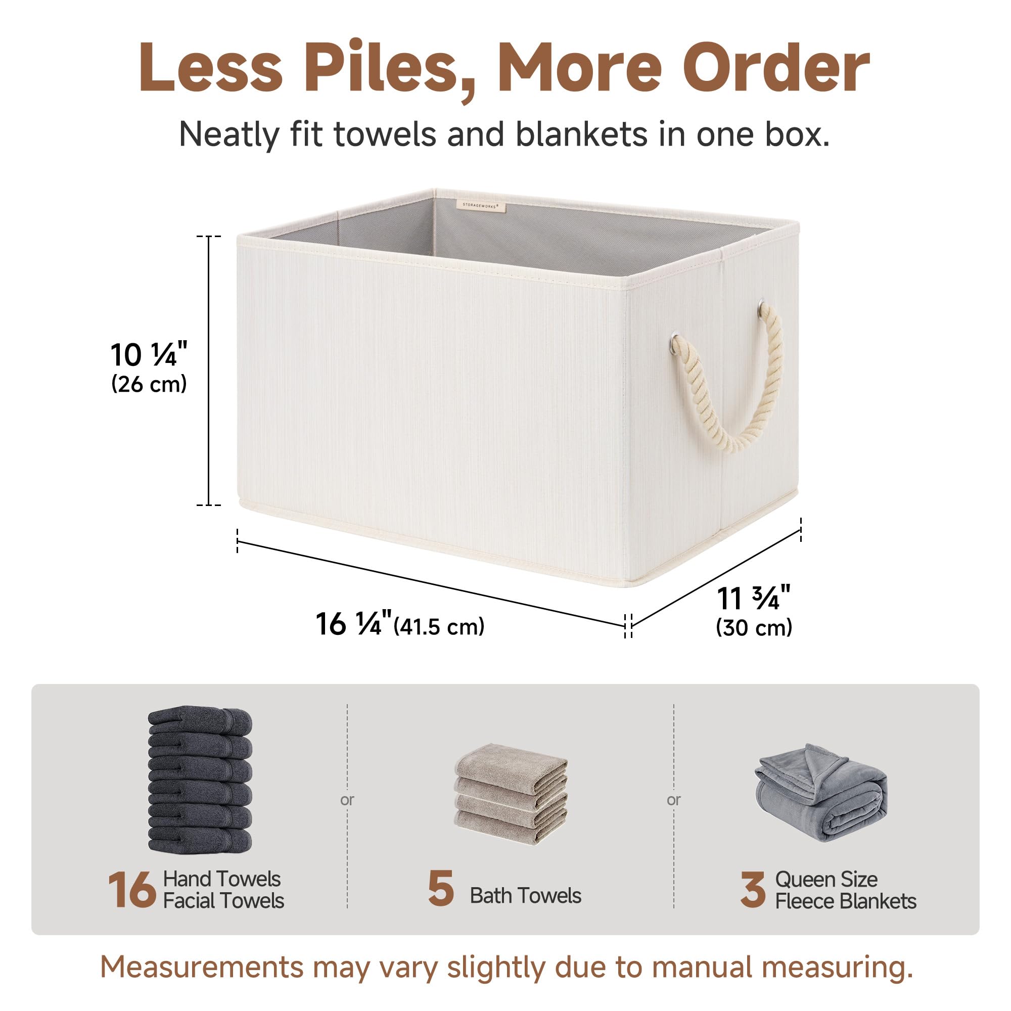 Texture polyester StorageWorks gros plan montrant résistance et finition soignée