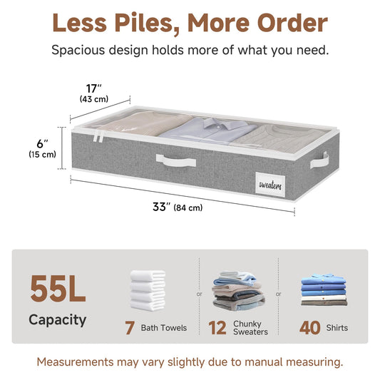 StorageWorks couvercle transparent gros plan facilitant identification