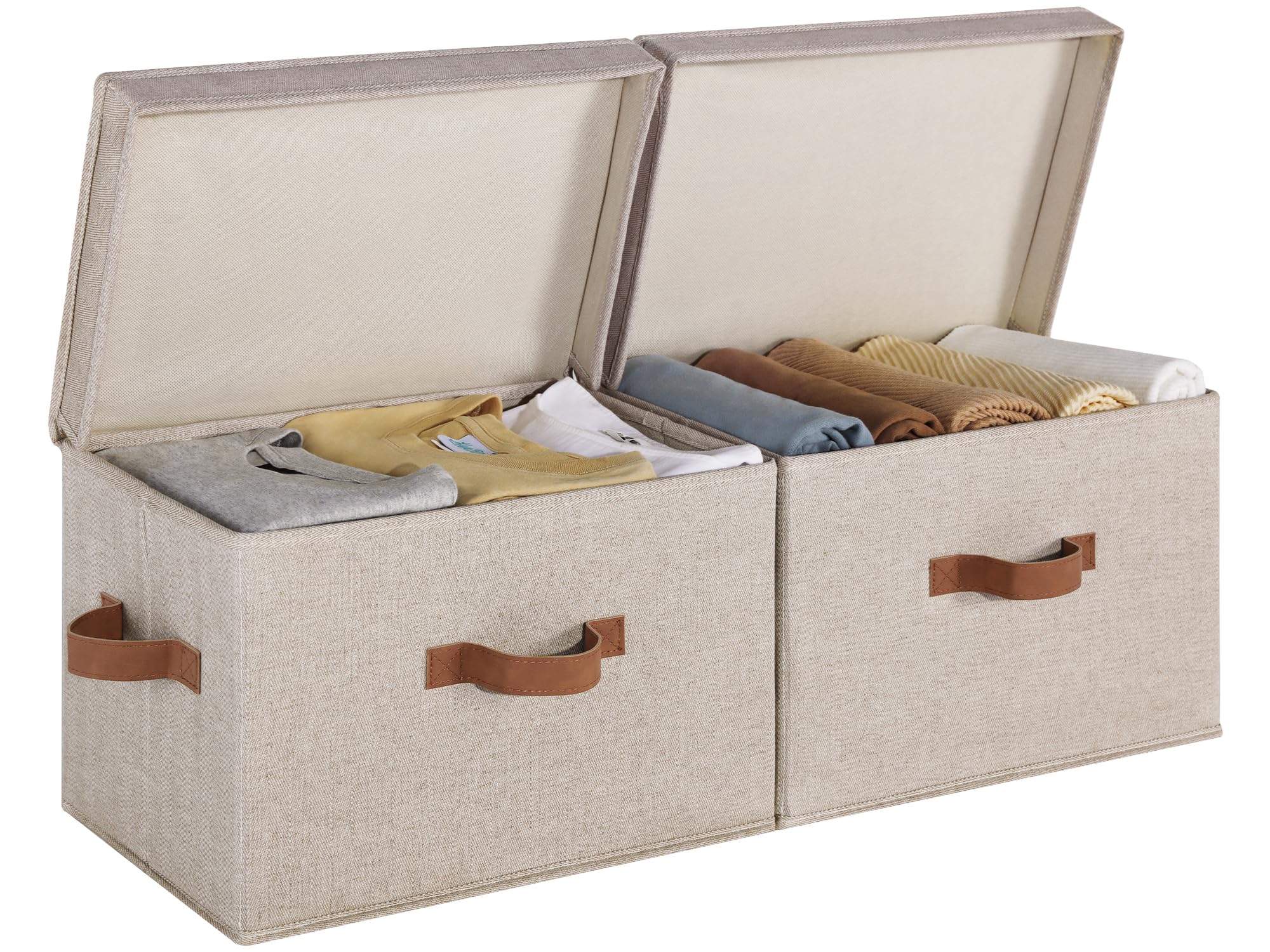 StorageWorks face avant avec couvercle montrant rangement soigné