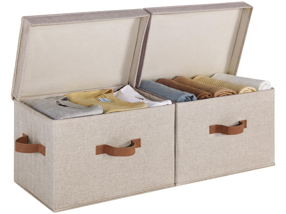 StorageWorks face avant avec couvercle montrant rangement soigné