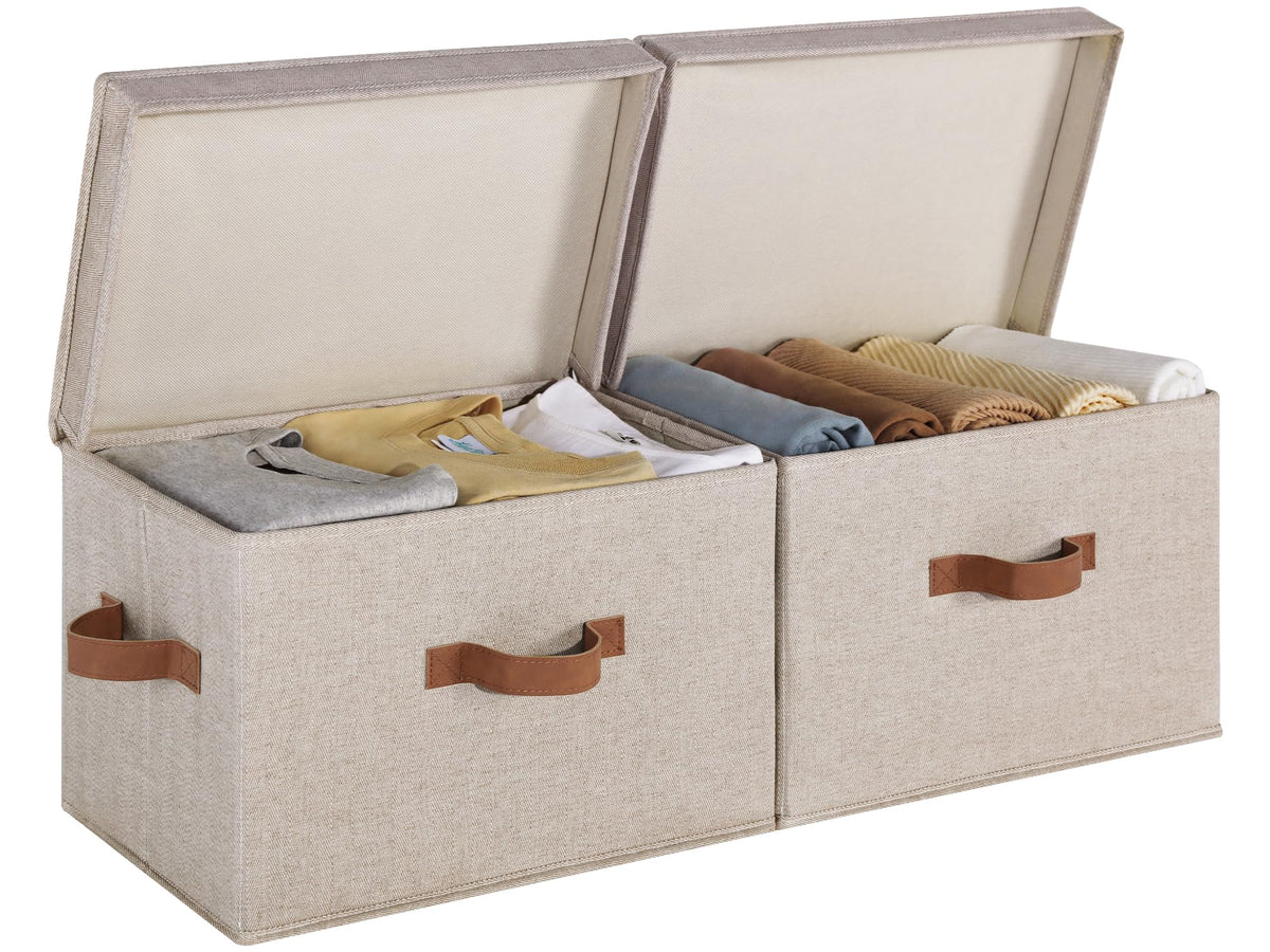 StorageWorks face avant avec couvercle montrant rangement soigné