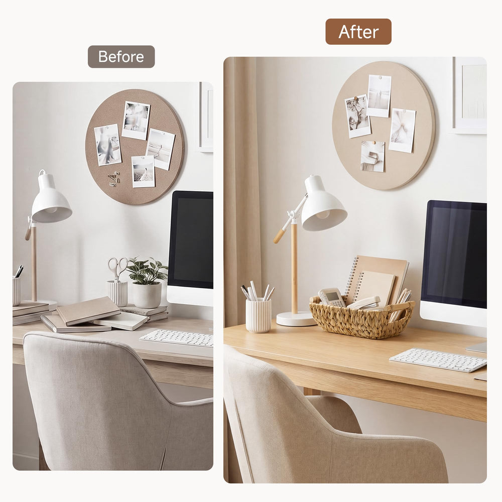 StorageWorks panier placé dans une salle de bain, apporte chaleur décorative
