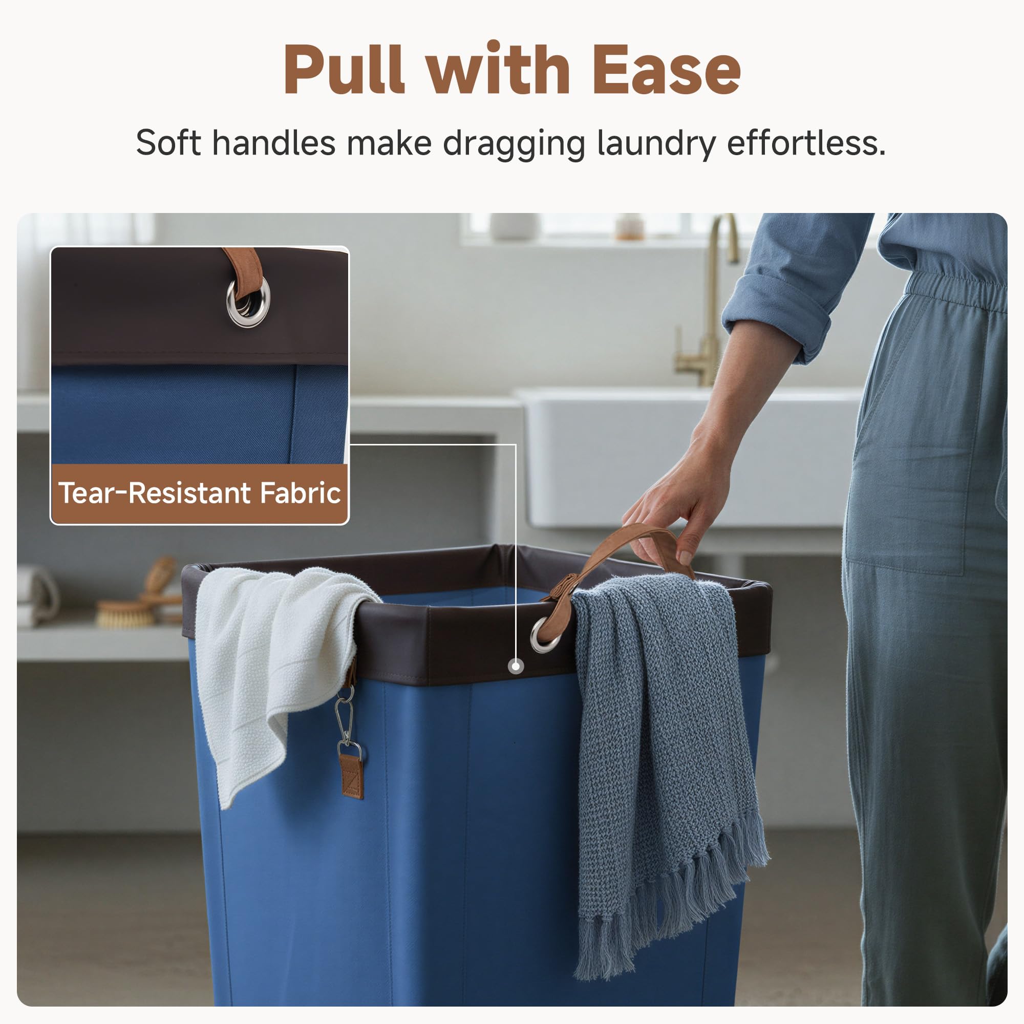 StorageWorks panier en usage dans un couloir facilitant transport