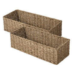 StorageWorks panier face avant montrant rangement organisé et esthétique