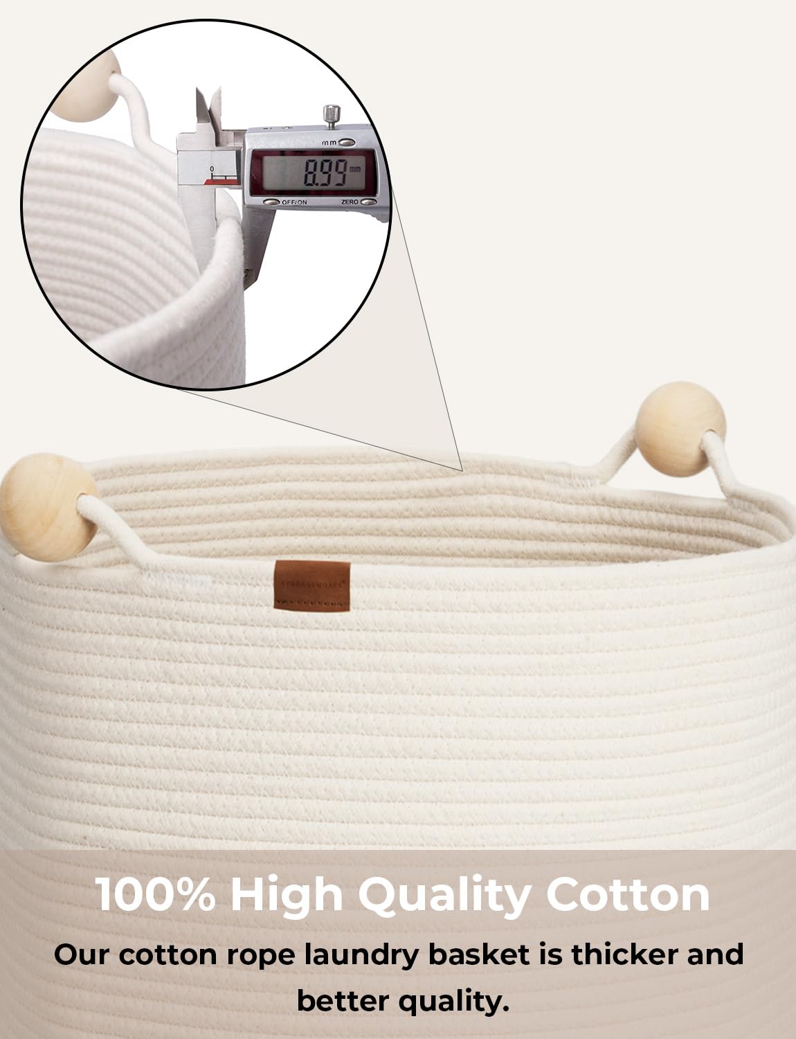 StorageWorks panier rempli de serviettes, organisation pratique salle de bain