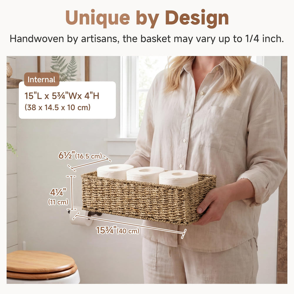 StorageWorks gros plan tissage en seagrass durable et naturel
