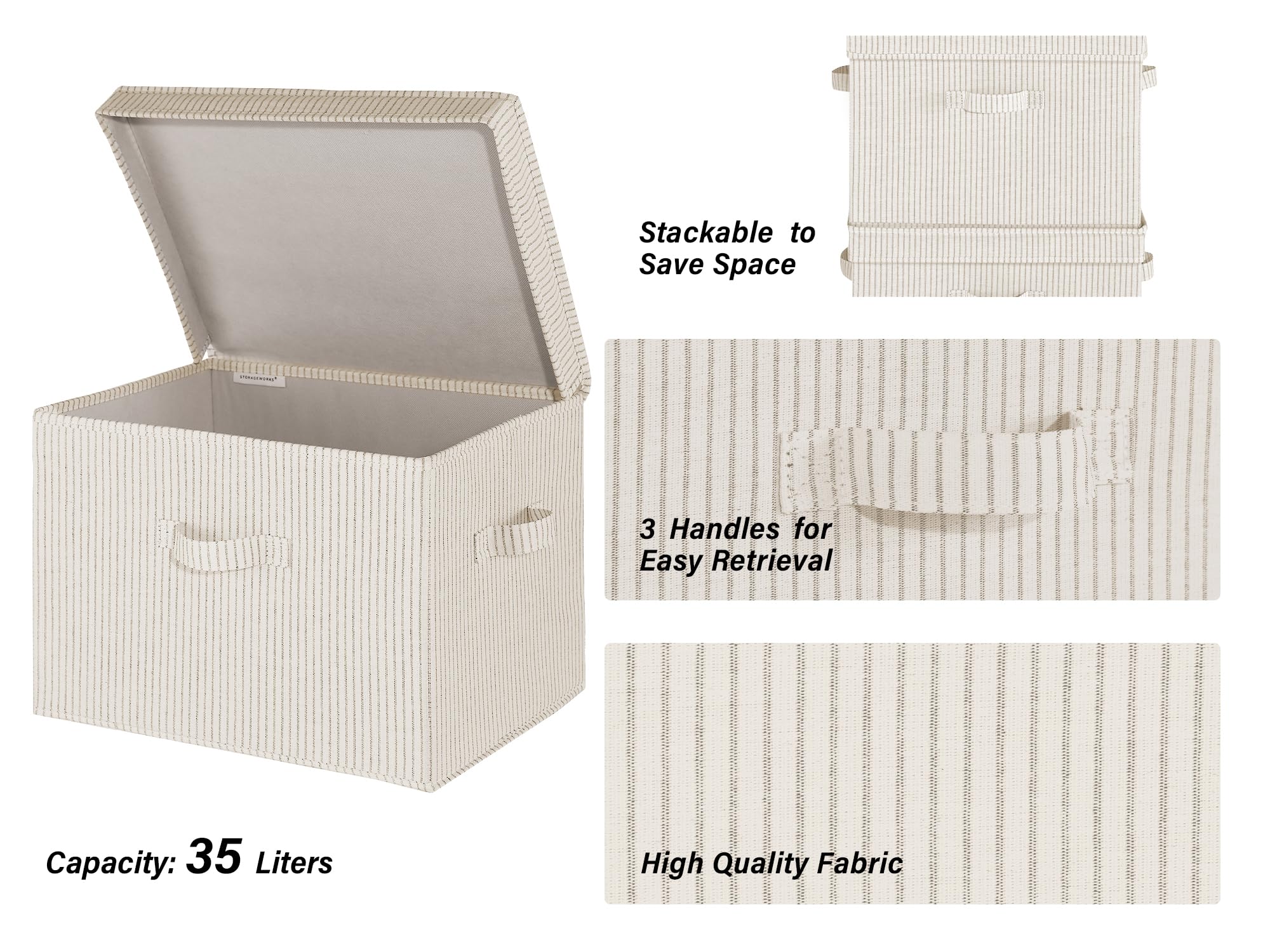 StorageWorks gros plan tissu résistant pour protection contre poussière