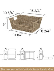 StorageWorks gros plan texture tressée détail naturel et durabilité