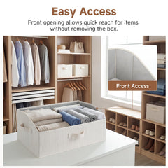 StorageWorks poignées en toile cousues faciles à saisir et résistantes