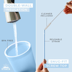 STRATA CUPS gros plan sur la texture mate offrant une prise confortable