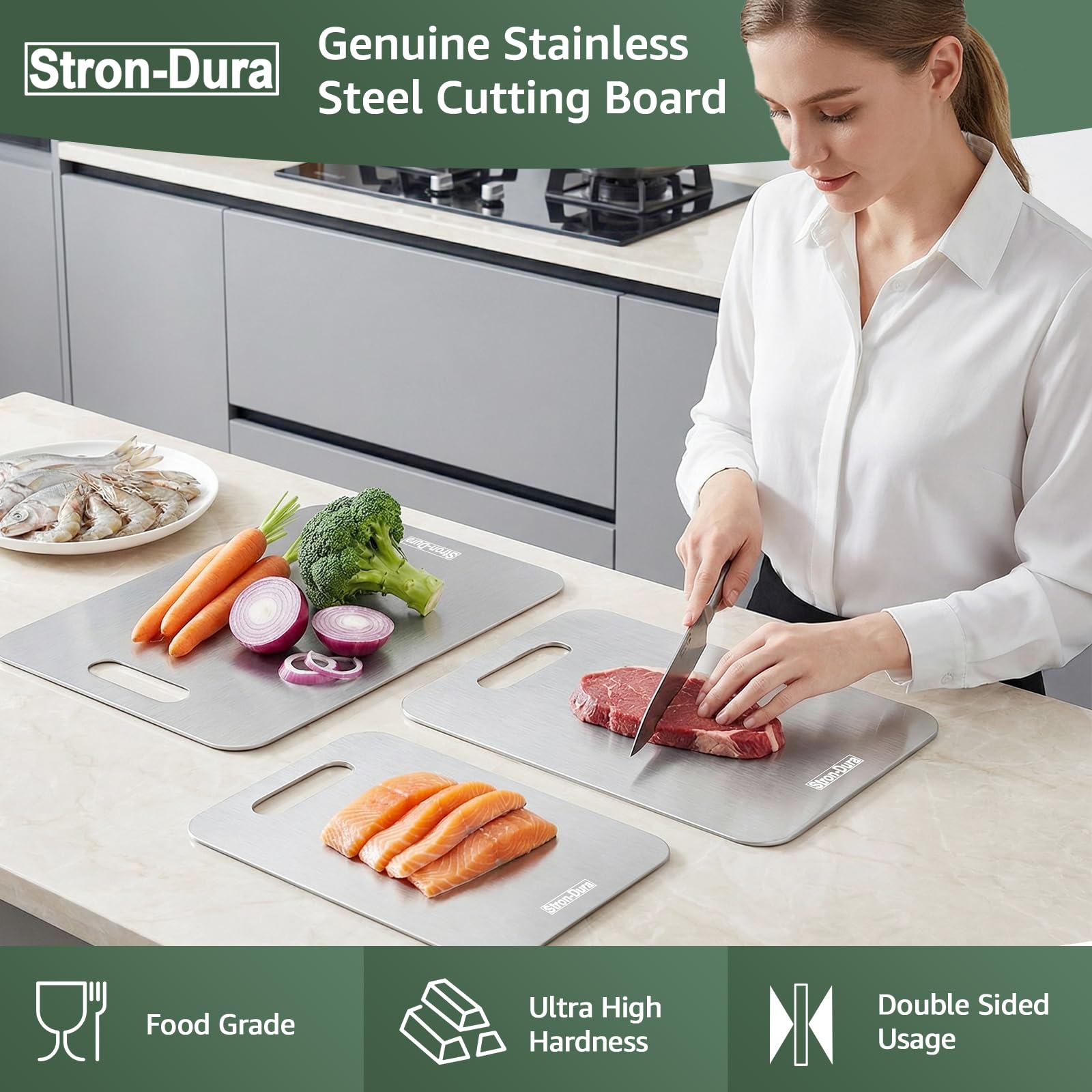 Stron-Dura gros plan surface lisse résistant aux rayures