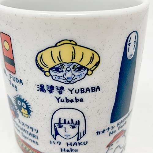 スタジオジブリ gros plan du motif avec personnages Spirited Away pour une décoration détaillée