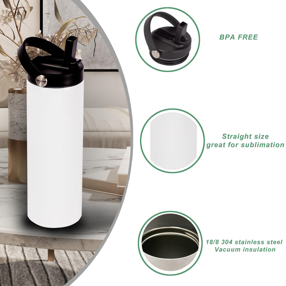 Stvyar gobelet en usage avec bouchon paille flexible pour confort boisson