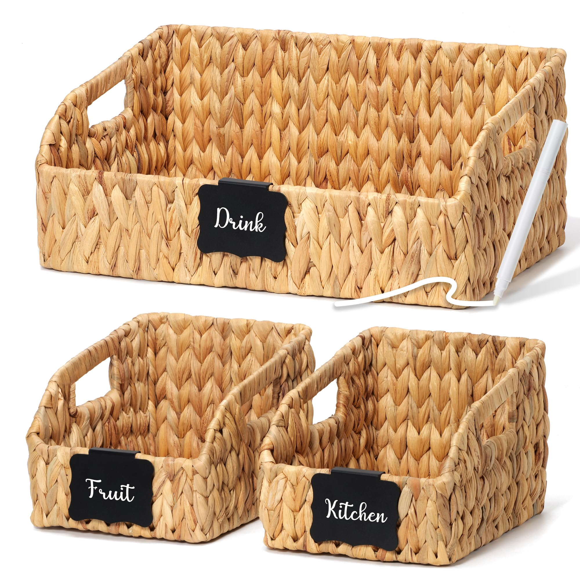 Stylave pack de trois paniers vue avant organisation facile