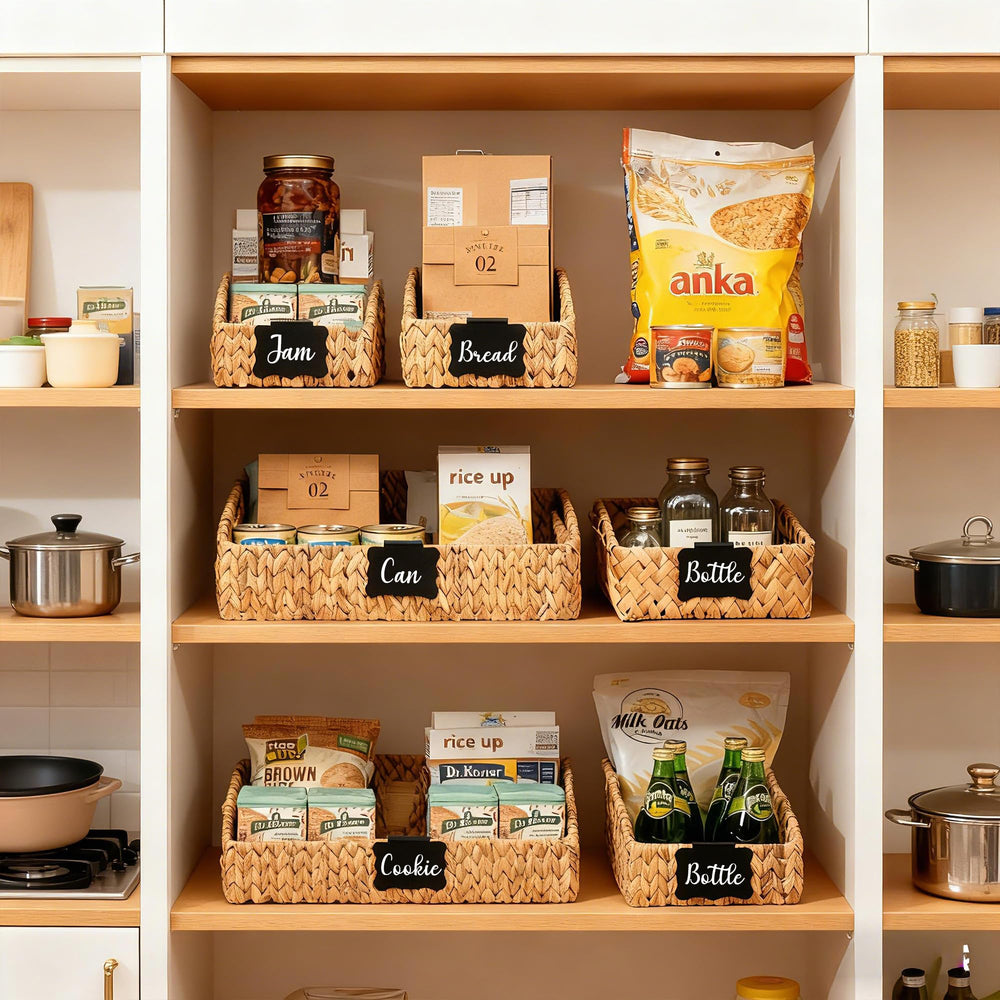 Stylave panier rangé dans garde-manger optimisation espace