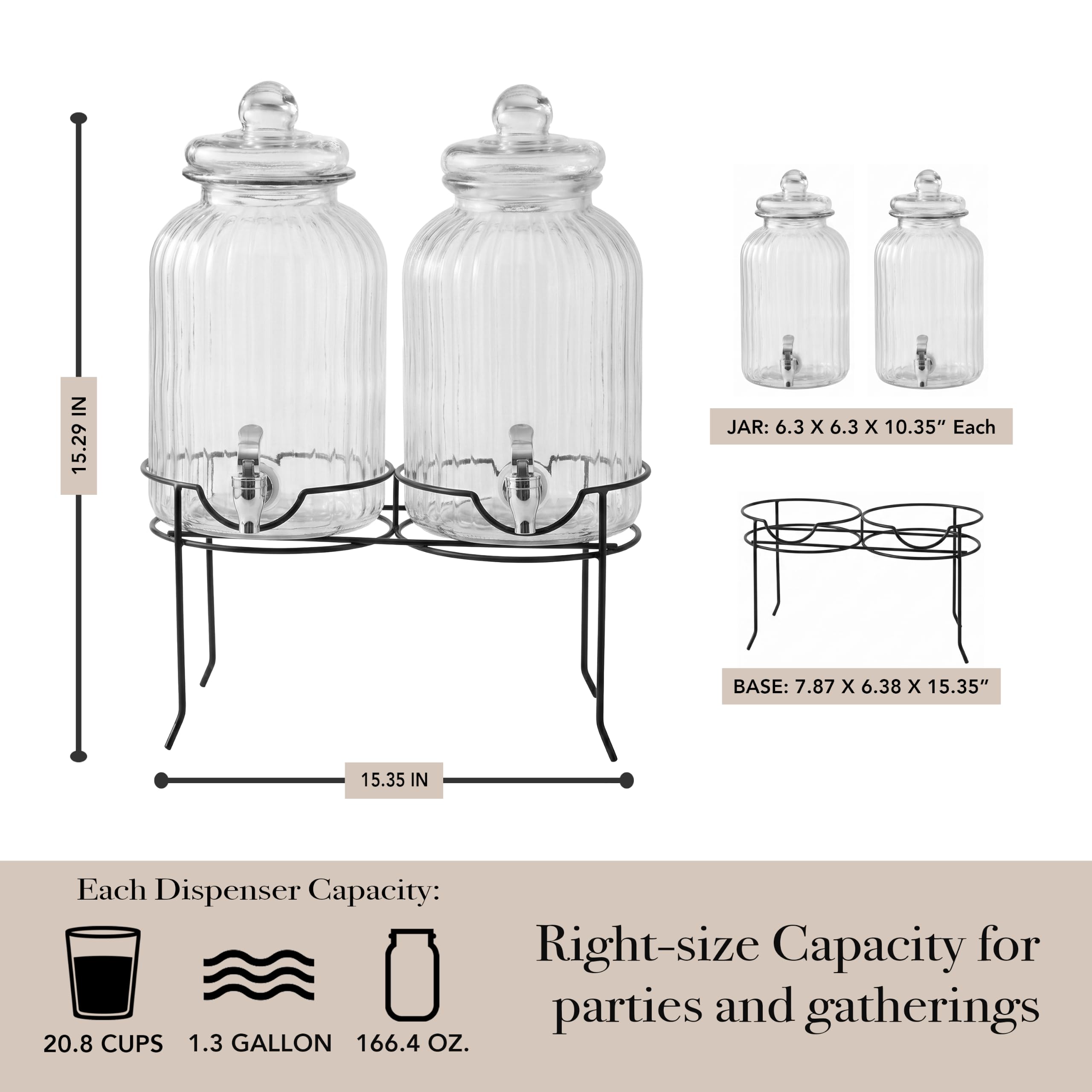 Style Setter gros plan verre cristallin montrant brillance et qualité