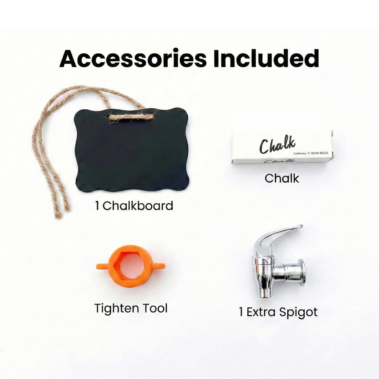 Style Setter accessoires inclus montrant ardoise et outil de serrage