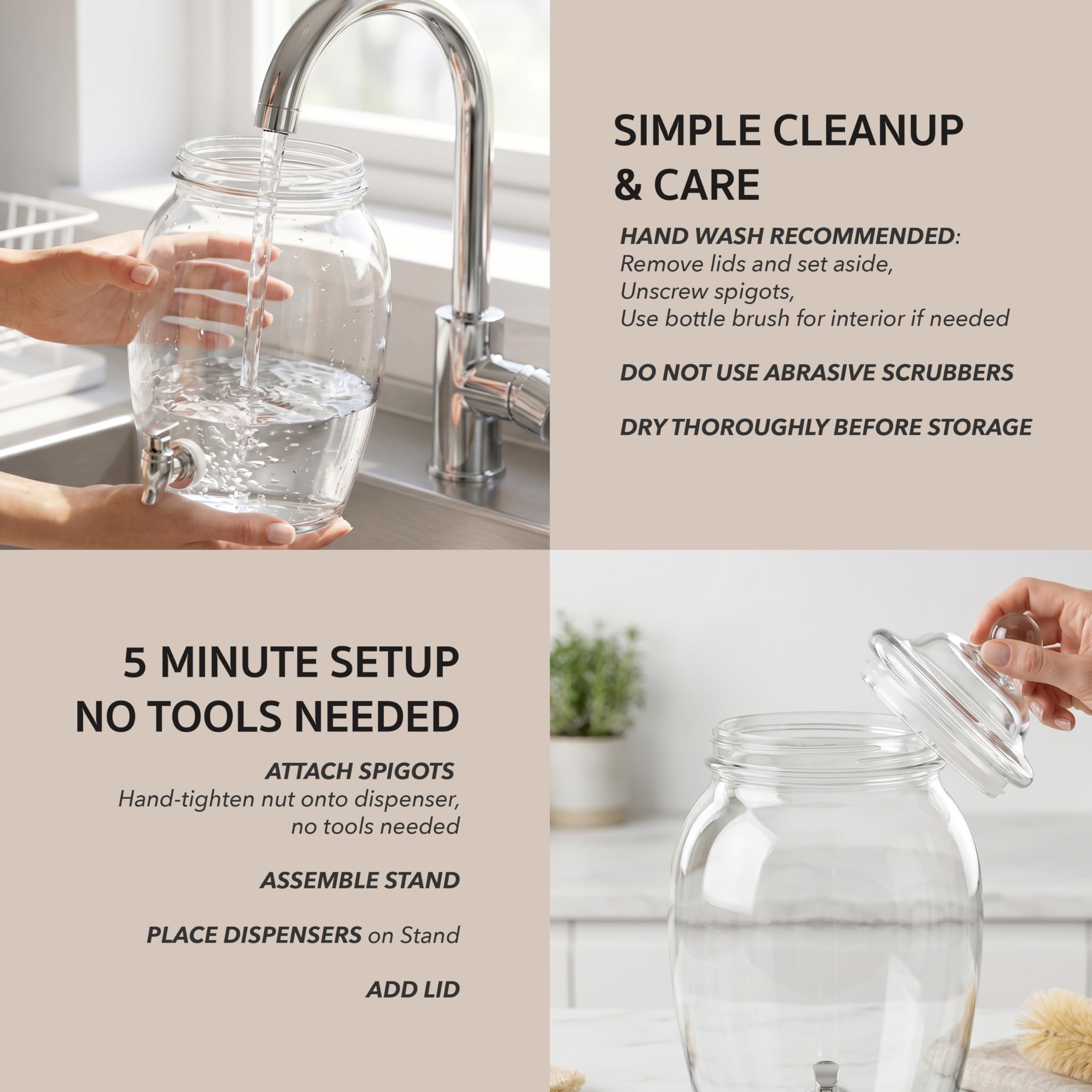 Style Setter Fortuna couvercle amovible et large ouverture facilitant remplissage