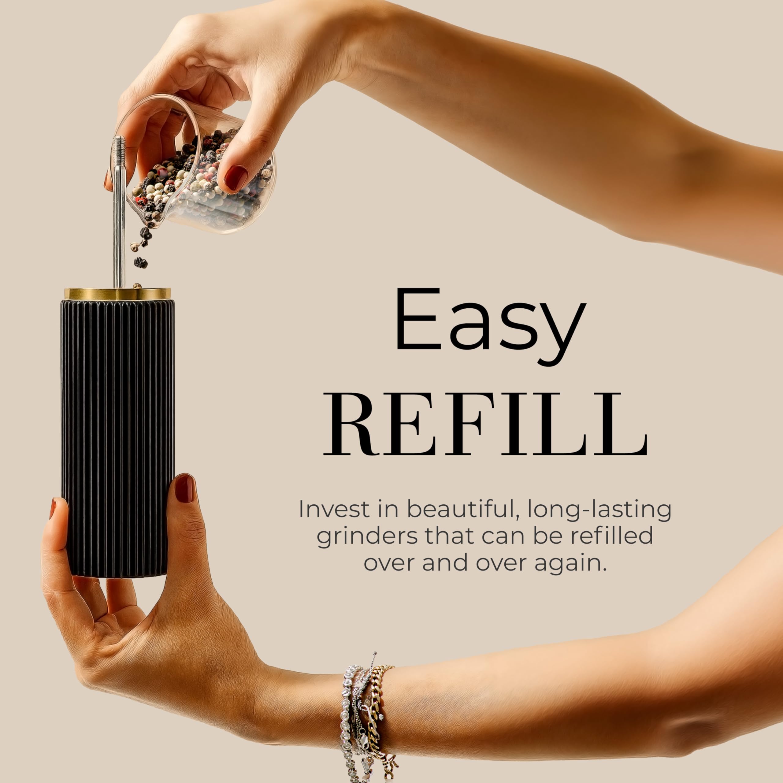 STYLED SETTINGS accent doré décoratif ajoutant une touche sophistiquée