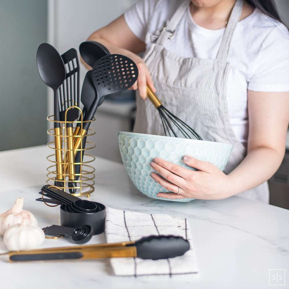 STYLED SETTINGS cuillères et tasses à mesurer noires pour précision