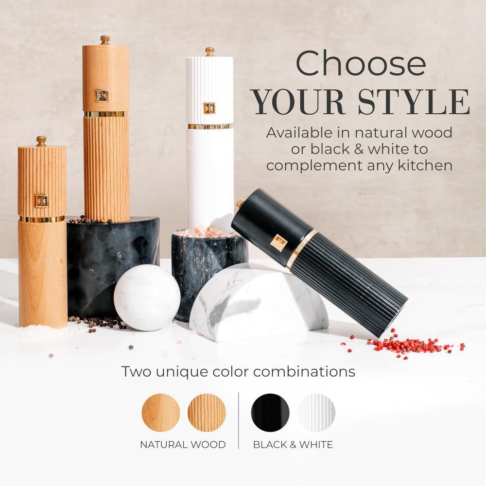 STYLED SETTINGS comparaison d'échelle avec cuillère, dimensions pratiques visibles