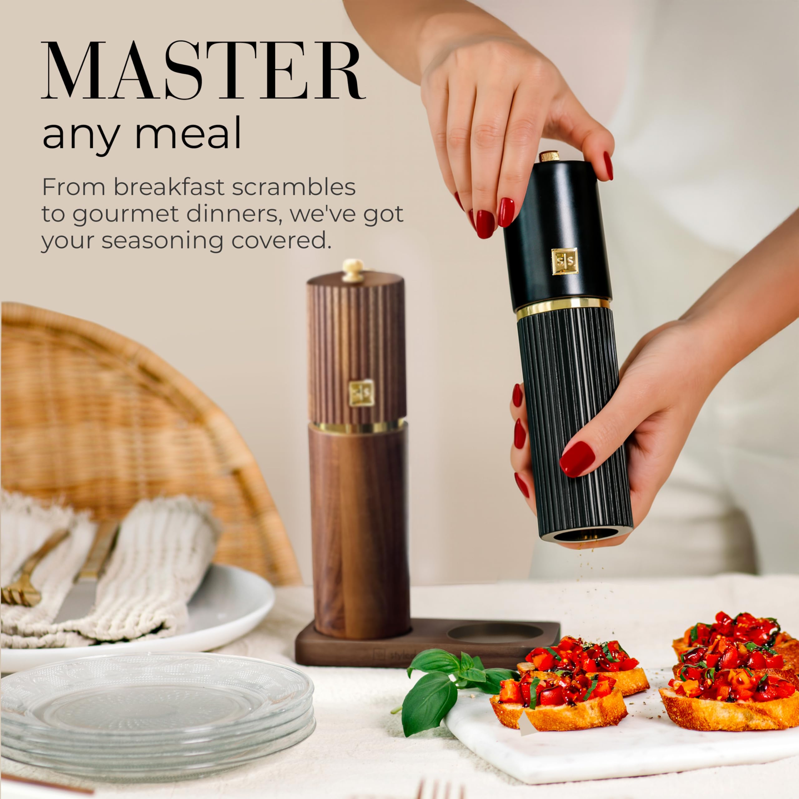 STYLED SETTINGS scène de cuisine lifestyle améliorant l’esthétique du plan