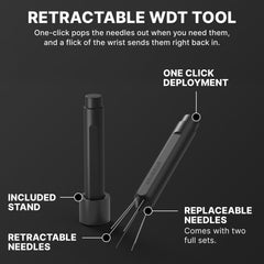 Subminimal Flick WDT plan rapproché des aiguilles rétractables pour sécurité