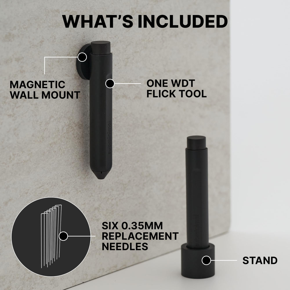 Subminimal Flick WDT comparaison d'échelle montrant sa compacité pratique